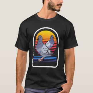 T-shirt Animal Rétro Oiseau Pigeon Éleveur de Pigeons