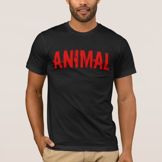 T-shirt Animal - Salle de gym Fitness (Devant)