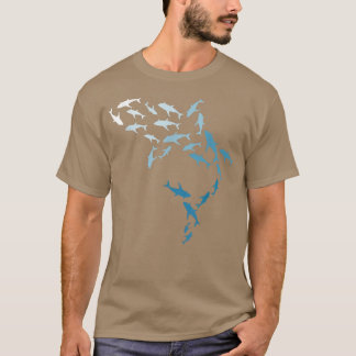 T-shirt Animal Science Great White Shark Lover Marine Biol