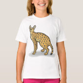 T-shirt animal serval (Devant)
