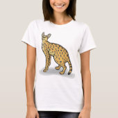 T-shirt animal serval (Devant)