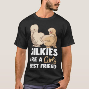 T-shirt Animal Silkie Chicken Maman Silky Chicken Farmer