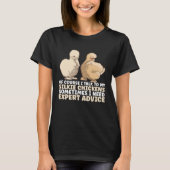 T-shirt Animal Silkie Chicken Silky Chinese Silk (Devant)