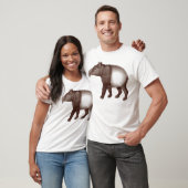 T-shirt animal - Tapir asiatique ou malaisien (Unisexe)