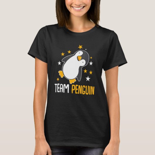 T-shirt Animal Team Penguin Kids (Devant)