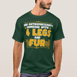 T-shirt Animal thérapeutique Mon antidépresseur Quelqu'Un