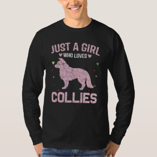 T-shirt Animal Women Just A Girl Who Loves Collies