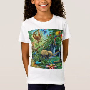 T-Shirt Animals living together throw pillow