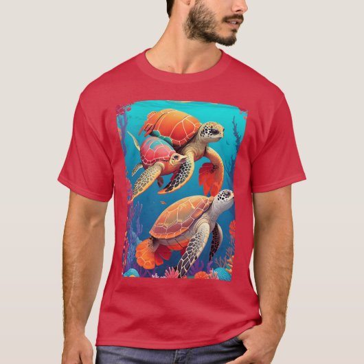 T-shirt Animalurtle Garçon de compagnie (Devant)