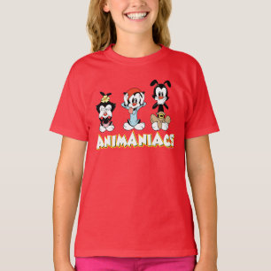 T-shirt Animaniacs Graphique de Warner Sibings "No Evil"