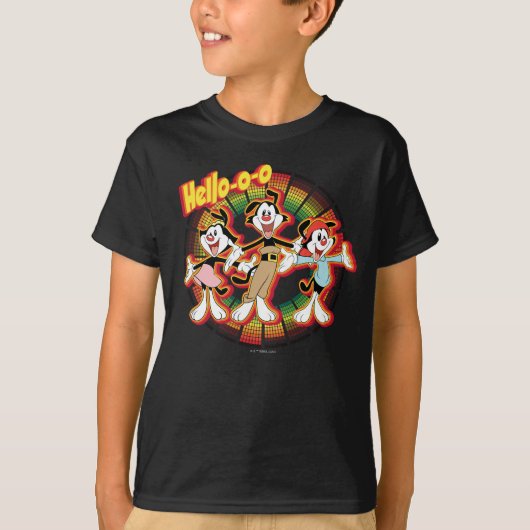 T-shirt Animaniacs | Hello-o Retro Equalizer Graphic (Devant)
