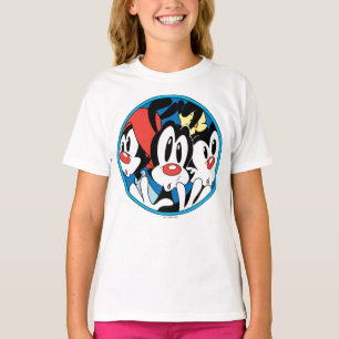 T-shirt Animaniacs   Warner Siblings Circle Graphic