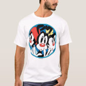 T-shirt Animaniacs | Warner Siblings Circle Graphic (Devant)