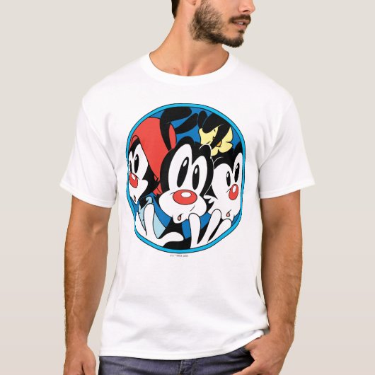 T-shirt Animaniacs | Warner Siblings Circle Graphic (Devant)