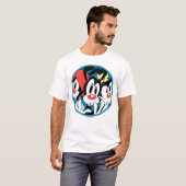 T-shirt Animaniacs | Warner Siblings Circle Graphic (Devant entier)
