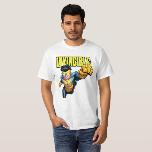 T-shirt Animation comique invincible (Devant entier)