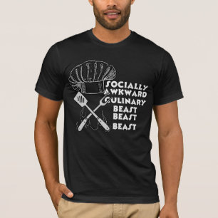 T-shirt Animation culinaire socialement maladroite Bête Dr