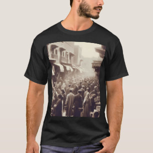 T-shirt Animation Des Années 1920 Marrakech Ai Art Vintage