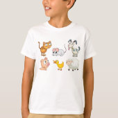 T-shirt Animaux amusants (Devant)