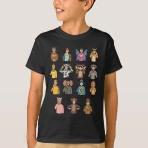 T-shirt Animaux ASL Gesture mains Sourdes Perte auditive A