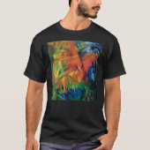 T-shirt Animaux Dans Un Paysage (1914) Par Franz Marc   (Devant)