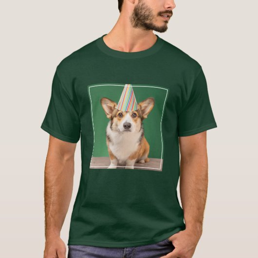 T-shirt Animaux de bébés cutest | Corgi Anniversaire Chiot (Devant)