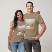 T-shirt Animaux de bébés cutest | Corgi & Plush Puppy (Unisexe)