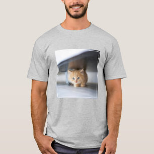 T-shirt Animaux de bébés cutest Fluffy Orange Kitten