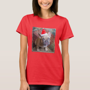 T-shirt Animaux de bébés cutest French Bulldog Christmas