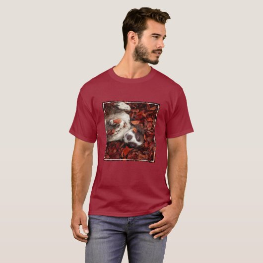 T-shirt Animaux de bébés cutest | L'espagnol dans les feui (Devant entier)