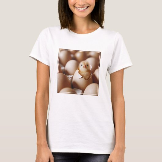 T-shirt Animaux de bébés cutest | Nouveau bébé poussin (Devant)