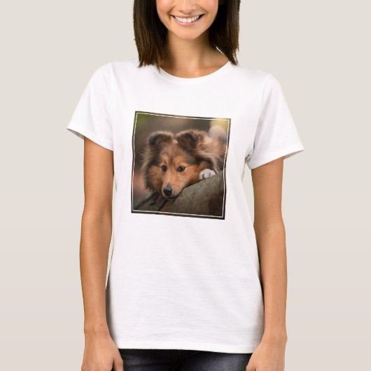T-shirt Animaux de bébés cutest | Shetland Sheepdog Puppy (Devant)