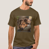 T-shirt Animaux de bébés cutest | Shetland Sheepdog Puppy (Devant)