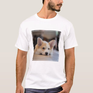 T-shirt Animaux de bébés cutest Sleepy Corgi Puppy