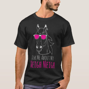 T-shirt Animaux de cheval drôles