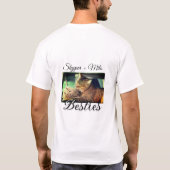 T-shirt Animaux de compagnie amis besties ajouter nom anim (Dos)