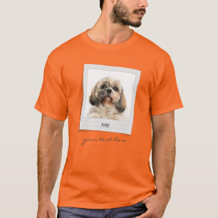 T-shirt Animaux de compagnie Anniversaire Chien photo Cadr