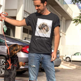 T-shirt Animaux de compagnie Anniversaire Chien photo Cadr
