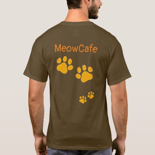 T-shirt Animaux de compagnie (boutique/café/restaurant/app (Dos)