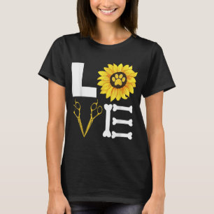T-shirt Animaux de compagnie Grooming Chien tournesol Desi