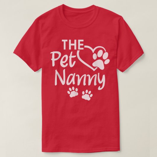 T-shirt Animaux de compagnie Nanny Animaux de compagnie as (Design devant)