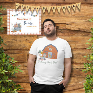 T-shirt Animaux de ferme Anniversaire Enfants Décorations 