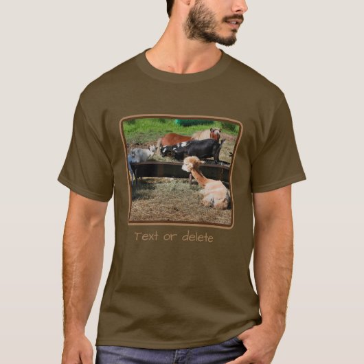 T-shirt Animaux de ferme Barnyard Amis Personnalisé (Devant)