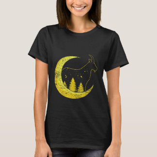 T-shirt Animaux de ferme Chèvre de nuit Chèvre