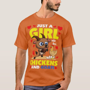 T-shirt Animaux de ferme Chèvres agricultrices Filles agri