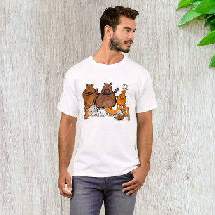T-shirt Animaux de forêt drôles Créatures mignonnes des bo