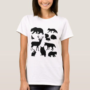 T-shirt Animaux De La Forêt, Faune