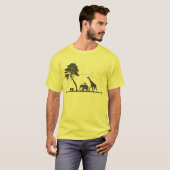 T-shirt Animaux de l'Afrique (Devant entier)