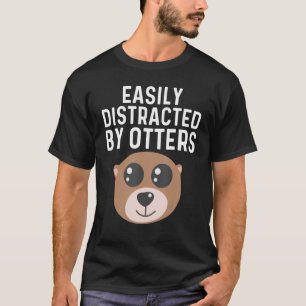 T-shirt Animaux de loutre pour hommes femmes Mammifères de