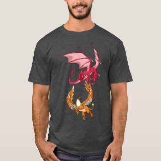 T-shirt Animaux de mythologie dragon vs griffin